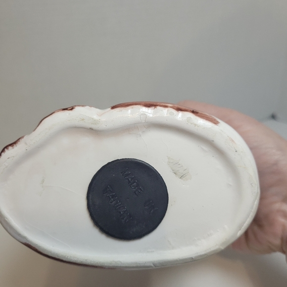 Vintage Hand Painted Ceramic Tabby Cat Bank - Picture 12 of 14